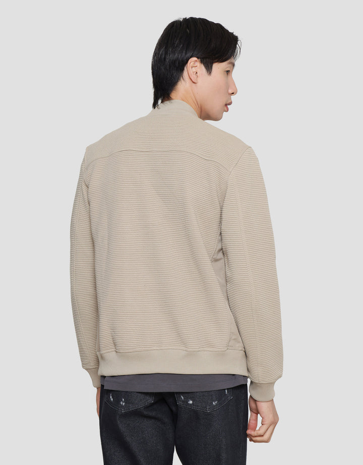 COLE KNIT OTTOMAN COMB JAKET PRIA