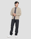 COLE KNIT OTTOMAN COMB JAKET PRIA
