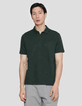 Cole Solid Repeat Texture Men's Polo Shirt