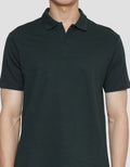 Cole Solid Repeat Texture Men's Polo Shirt