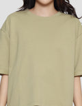 Suko OVZ Cropped Kaos Basic Wanita
