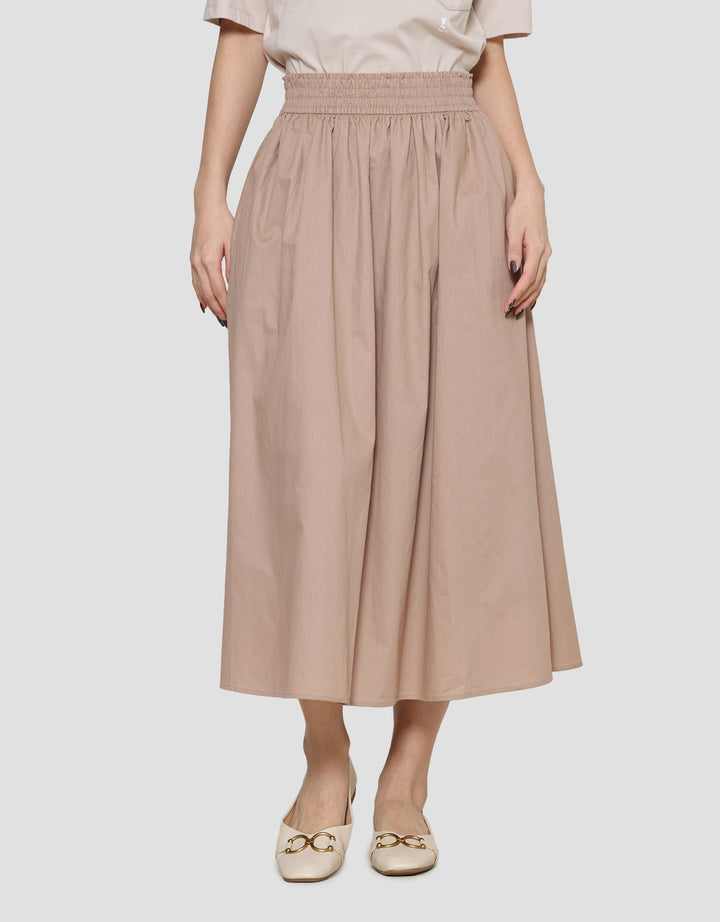 Suko Woven Bottom Rok Midi Wanita
