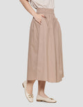 Suko Woven Bottom Women's Midi Skirt