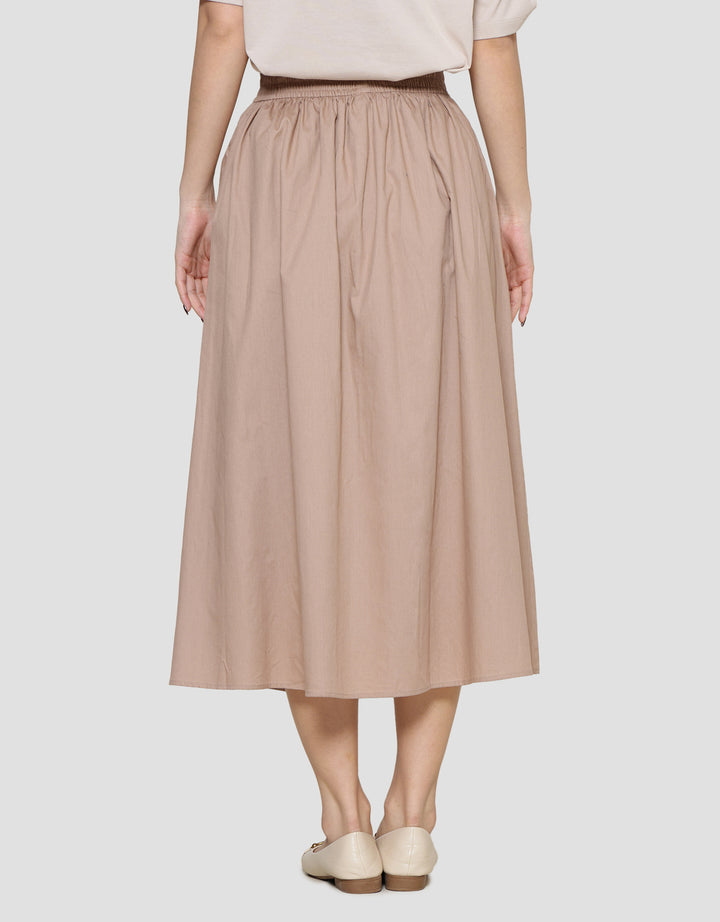 Suko Woven Bottom Women's Midi Skirt
