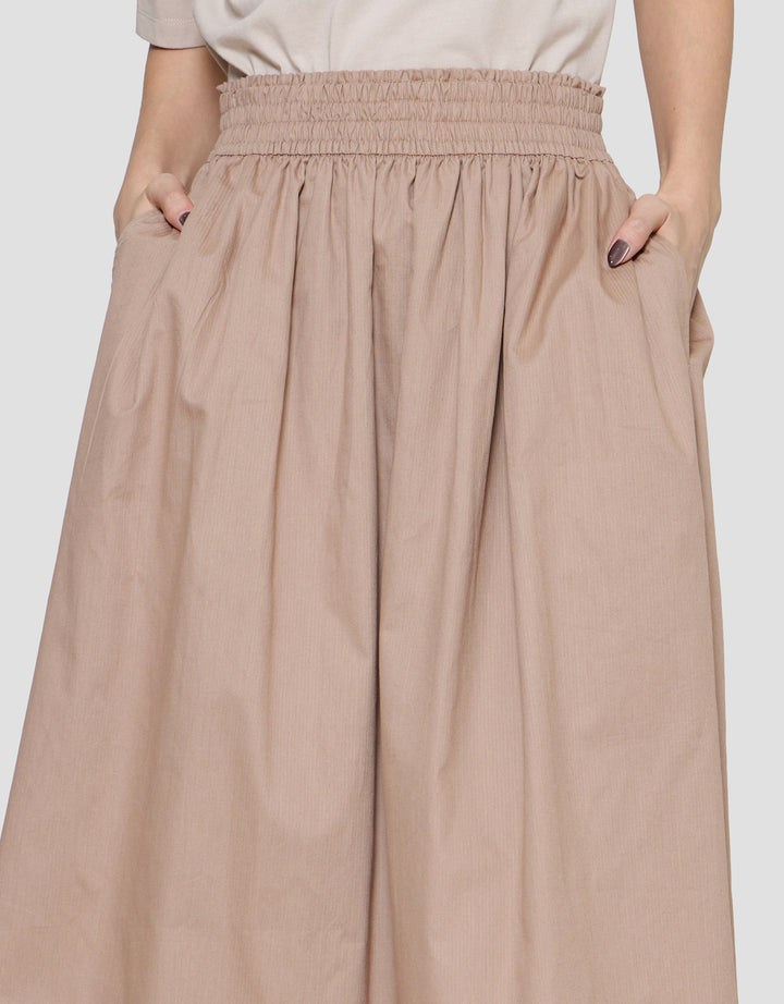 Suko Woven Bottom Rok Midi Wanita