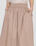 Suko Woven Bottom Women's Midi Skirt