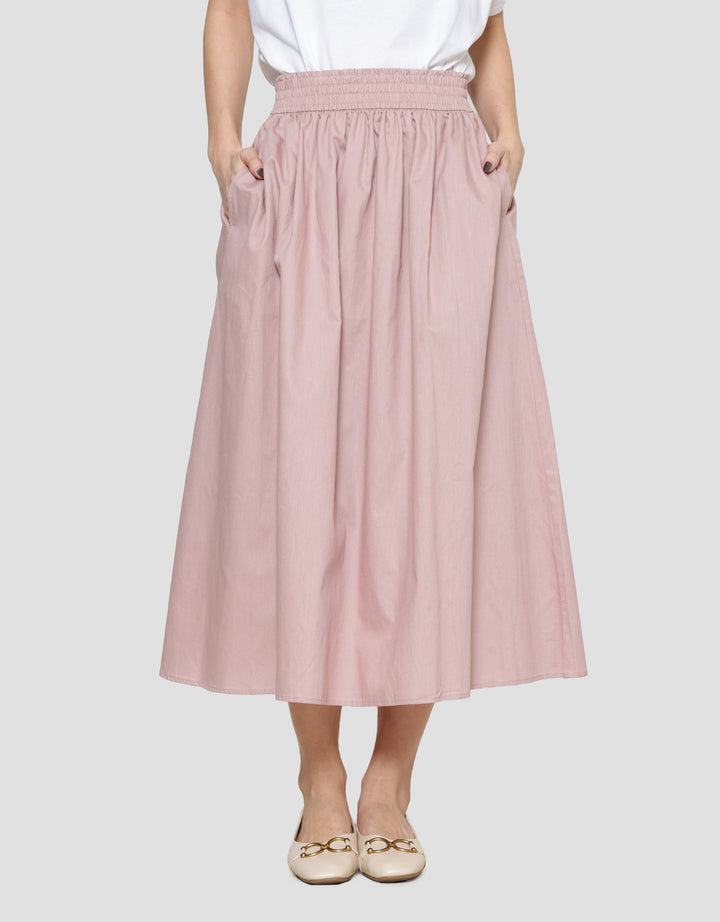 Suko Woven Bottom Women's Midi Skirt