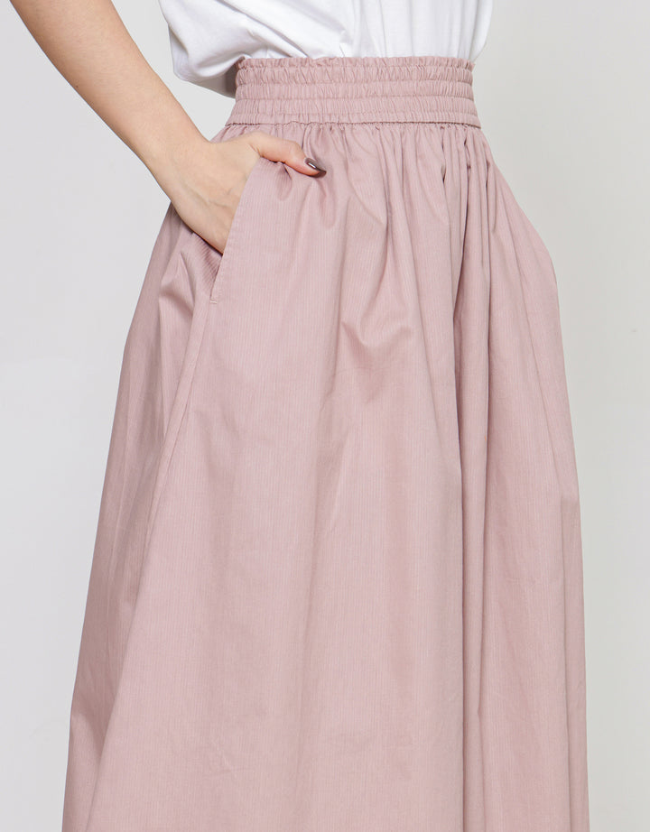 Suko Woven Bottom Rok Midi Wanita