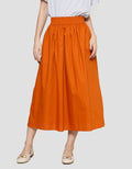 Suko Woven Bottom Women's Midi Skirt