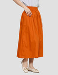 Suko Woven Bottom Women's Midi Skirt