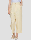Suko Linen Lipit Blend Celana Panjang Wanita