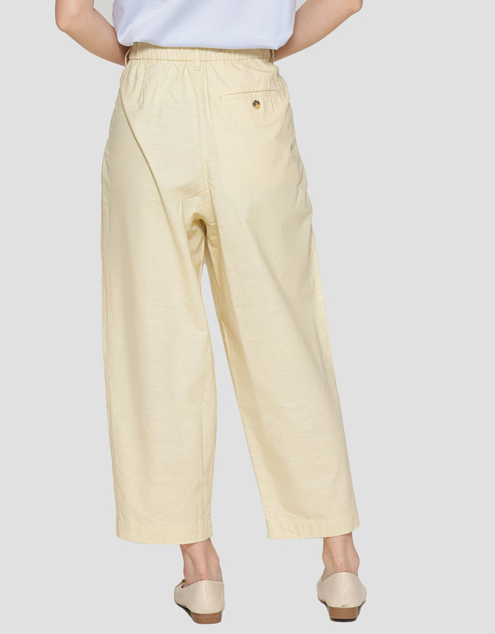 Suko Linen Lipit Blend Celana Panjang Wanita