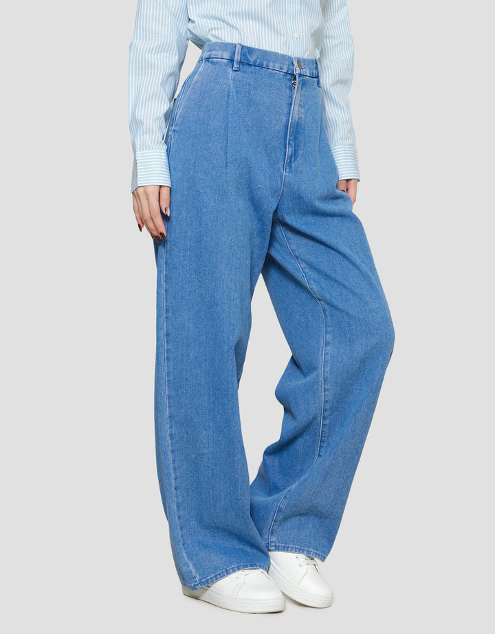 Suko Drapey Women's Long Jeans Pants