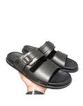 Crocodile Sandal Asli Alas Kaki Polos Pria