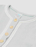 Pipiniko List Contrast Colors Baju Set Kasual Bayi Perempuan