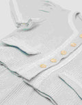 Pipiniko List Contrast Colors Baju Set Kasual Bayi Perempuan