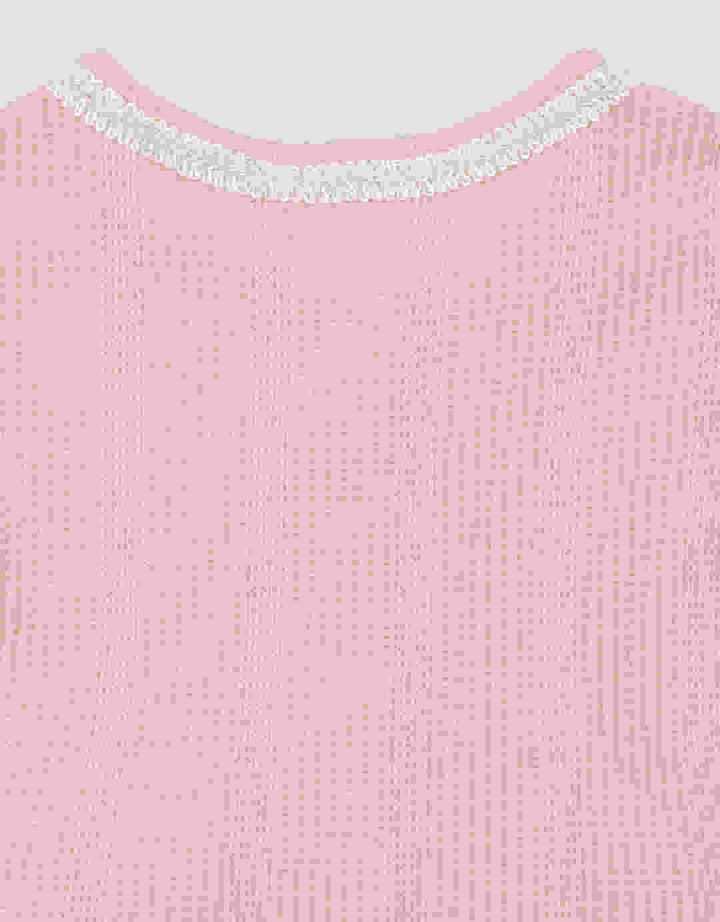 Pipiniko List Contrast Colors Baju Set Kasual Bayi Perempuan