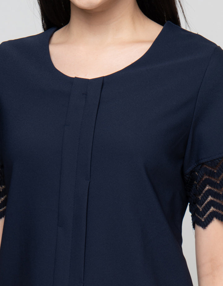 Cardinal Femme Lengan Pendek Dress Wanita