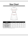 Cardinal Femme Lengan Pendek Dress Wanita