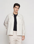 ZES Jaket Corduroy Pria Oversize Fit JKD402