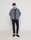 ZES Jaket Corduroy Pria Oversize Fit JKD402