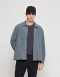 ZES Jaket Corduroy Pria Oversize Fit JKD402