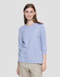 Connexion Waffle Plain Kaos Wanita