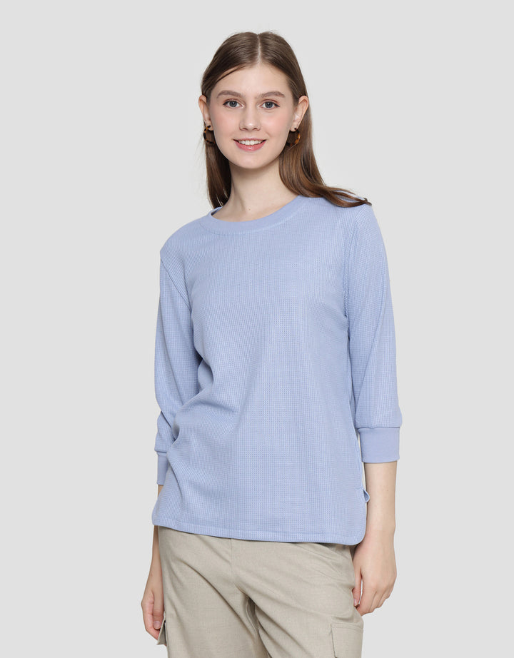 Connexion Waffle Plain Kaos Wanita