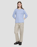 Connexion Waffle Plain Kaos Wanita