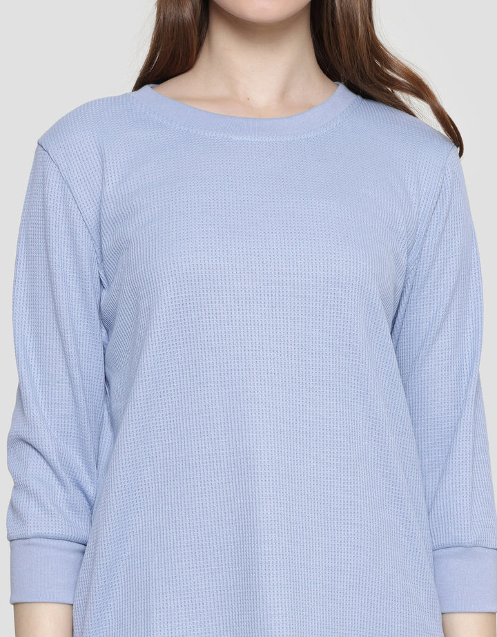 Connexion Waffle Plain Kaos Wanita