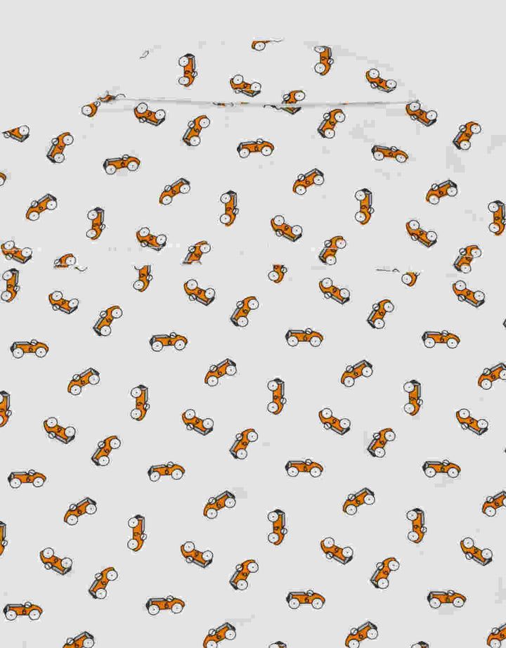 Pipiniko Boys Kemeja Kerah Mobil Balap Pakaian Setelan Bayi