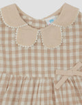 Pipiniko Linen Kota Dress Bayi