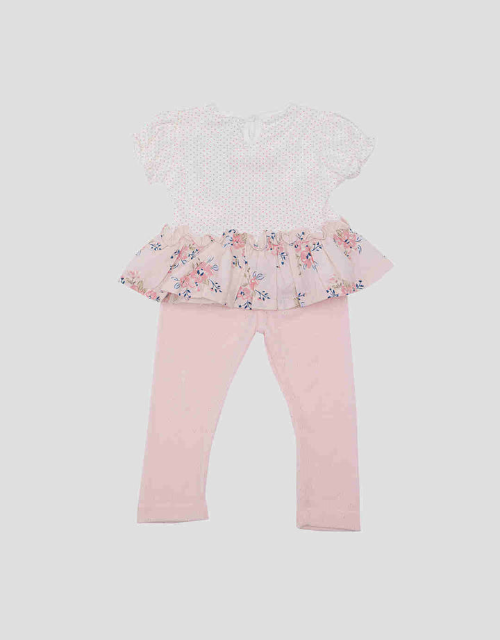 Pipiniko Tunic Combi Newborn Baju Set Anak Perempuan