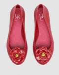 Yongki Komaladi Flower Brooch Sepatu Flat Wanita
