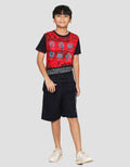 Character Transformers Print Boys Short Sleeve T-shirt