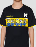 Character Minions Logo Kaos Anak Laki-laki