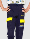 Character Minions Cargo Celana Jogger Anak Laki-laki