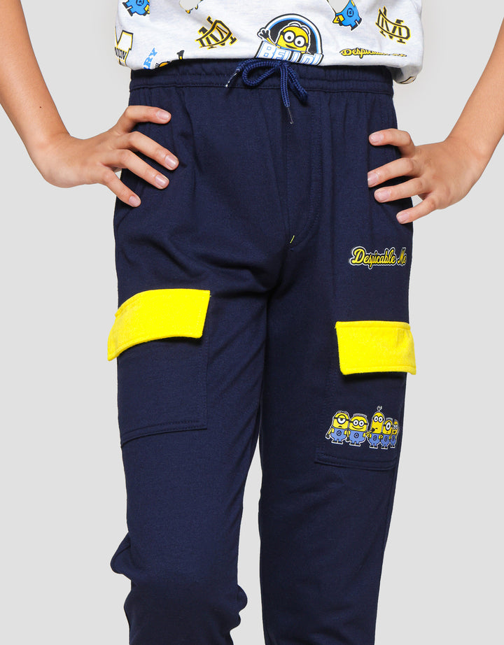 Character Minions Cargo Jogger Pants Boys