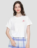Nevada Heart Print Women's Pajama Top 