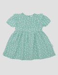 Pipiniko Crinkle Aop Flower Dress Bayi