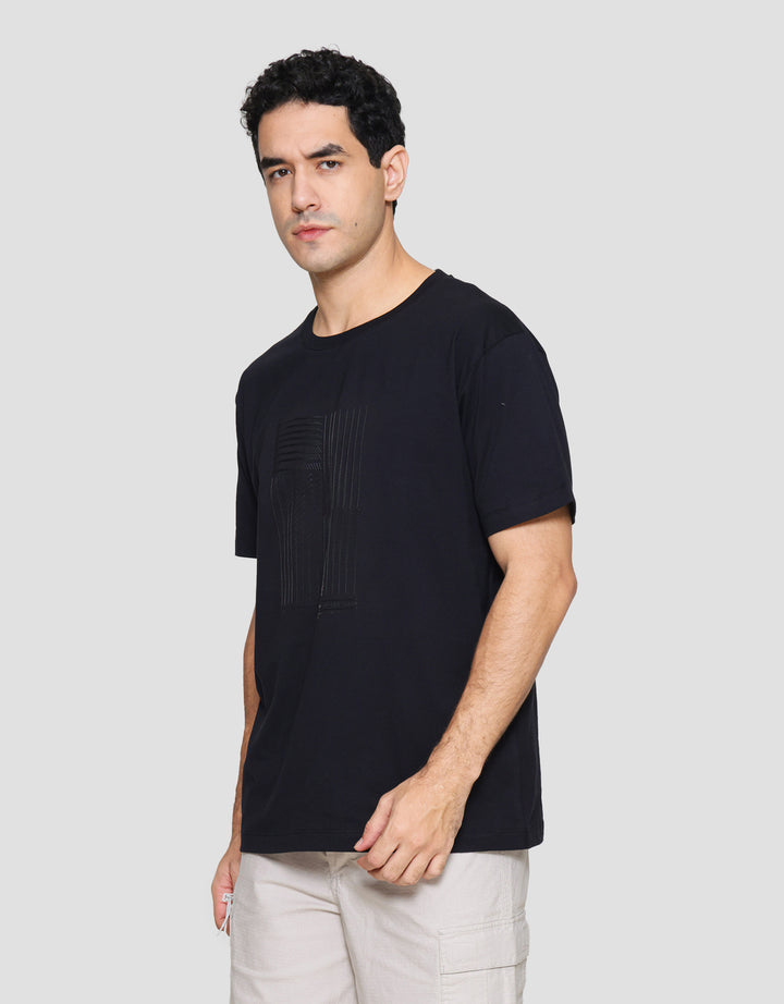 Cole Graphic Hd Lines Texture Kaos Pria