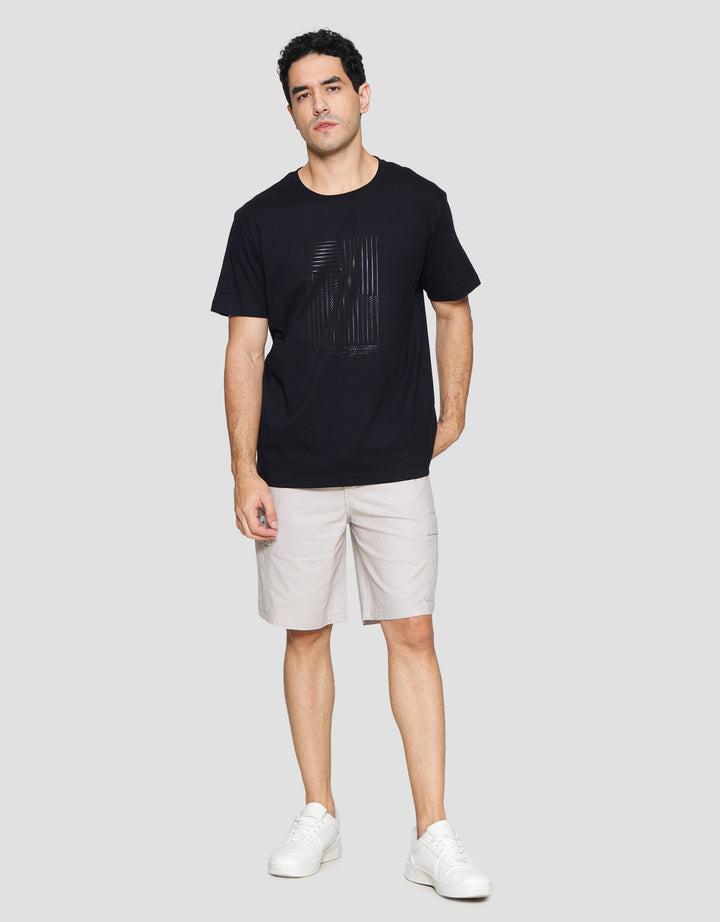 Cole Graphic Hd Lines Texture Kaos Pria