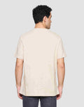 Cole Graphic Gradation Lines Print Kaos Lengan Pendek Pria