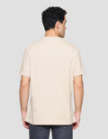 Cole Graphic Gradation Lines Print Kaos Lengan Pendek Pria