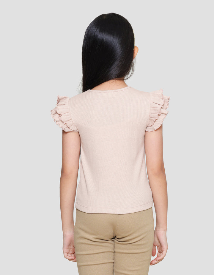 Little M Sweety Bordir Kaos Anak Perempuan