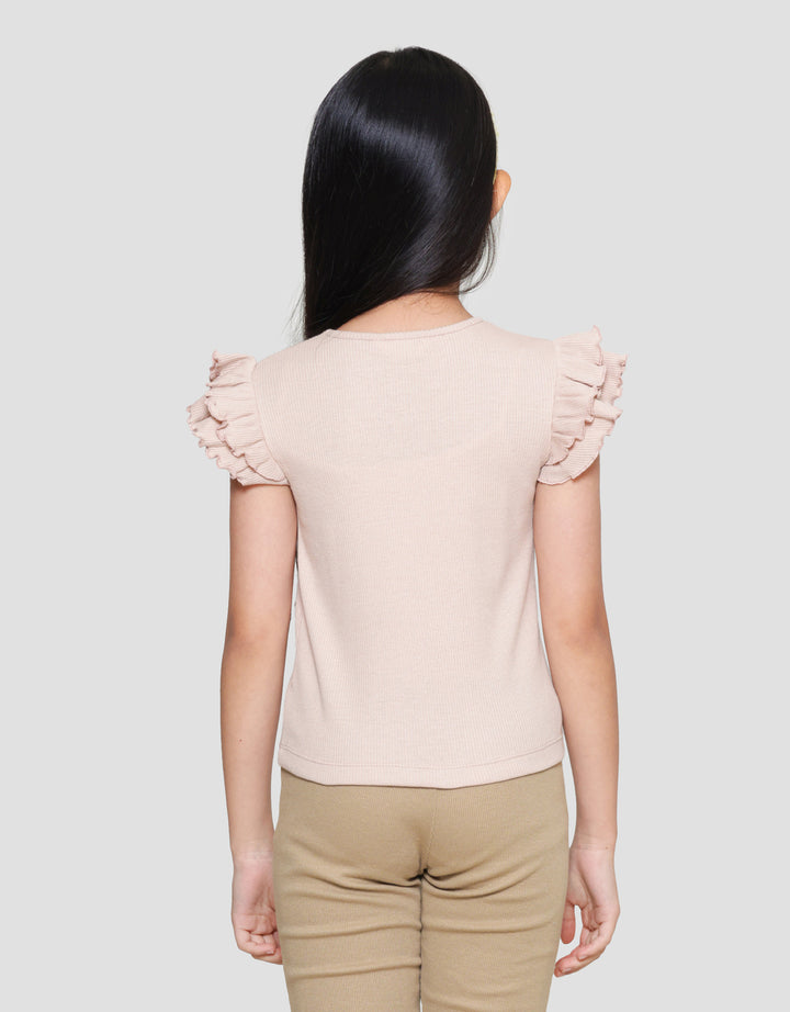 Little M Sweety Bordir Kaos Anak Perempuan