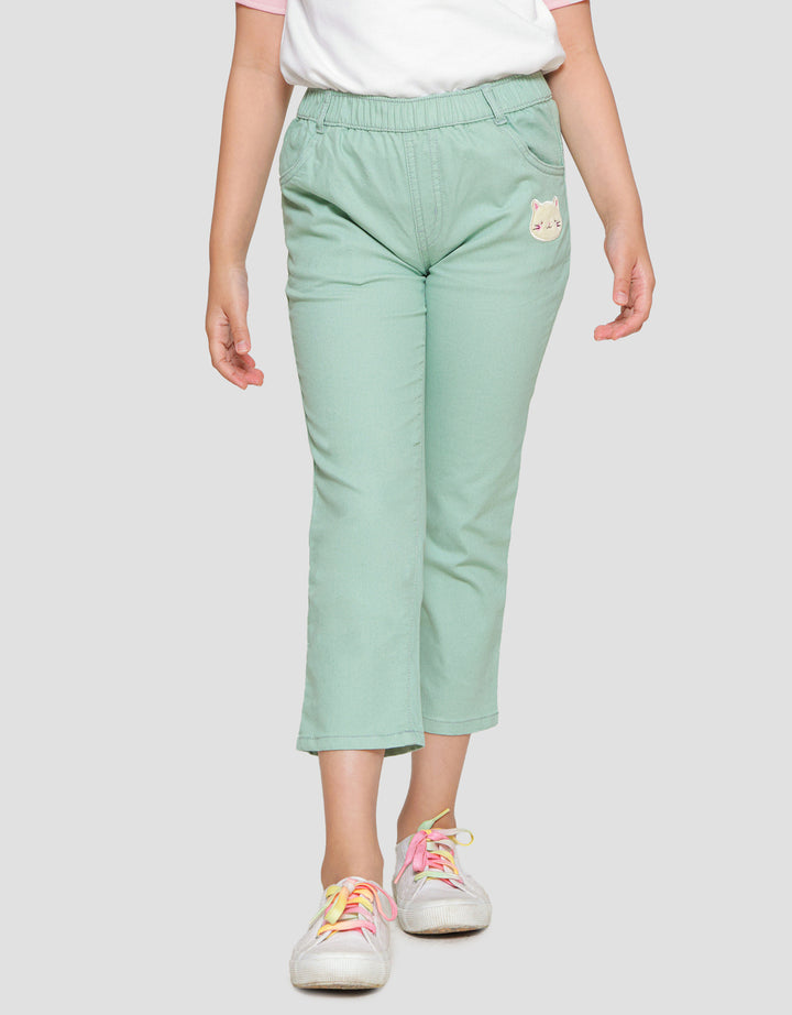 Little M Jegging Basic Bordir 3 Celana Panjang Anak Perempuan