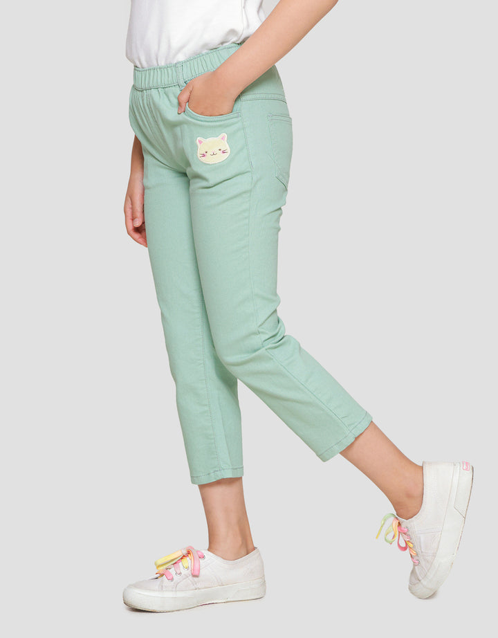 Little M Jegging Basic Bordir 3 Celana Panjang Anak Perempuan