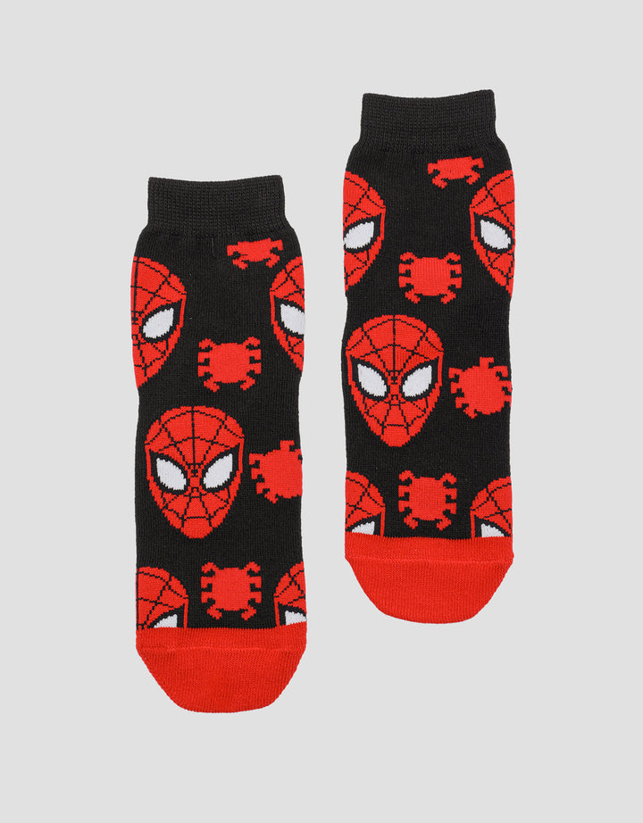 Marvel Spiderman Head And Spider Kaos Kaki Anak Laki-laki