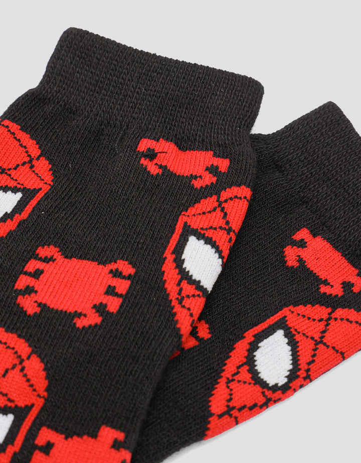 Marvel Spiderman Head And Spider Kaos Kaki Anak Laki-laki